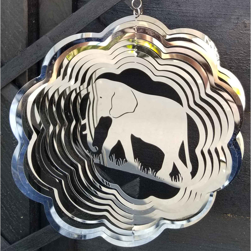 Muneeb Elephant Metal Garden Statue
