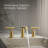 Purist Widespread Bathroom Faucet with Drain Assembly-95986476