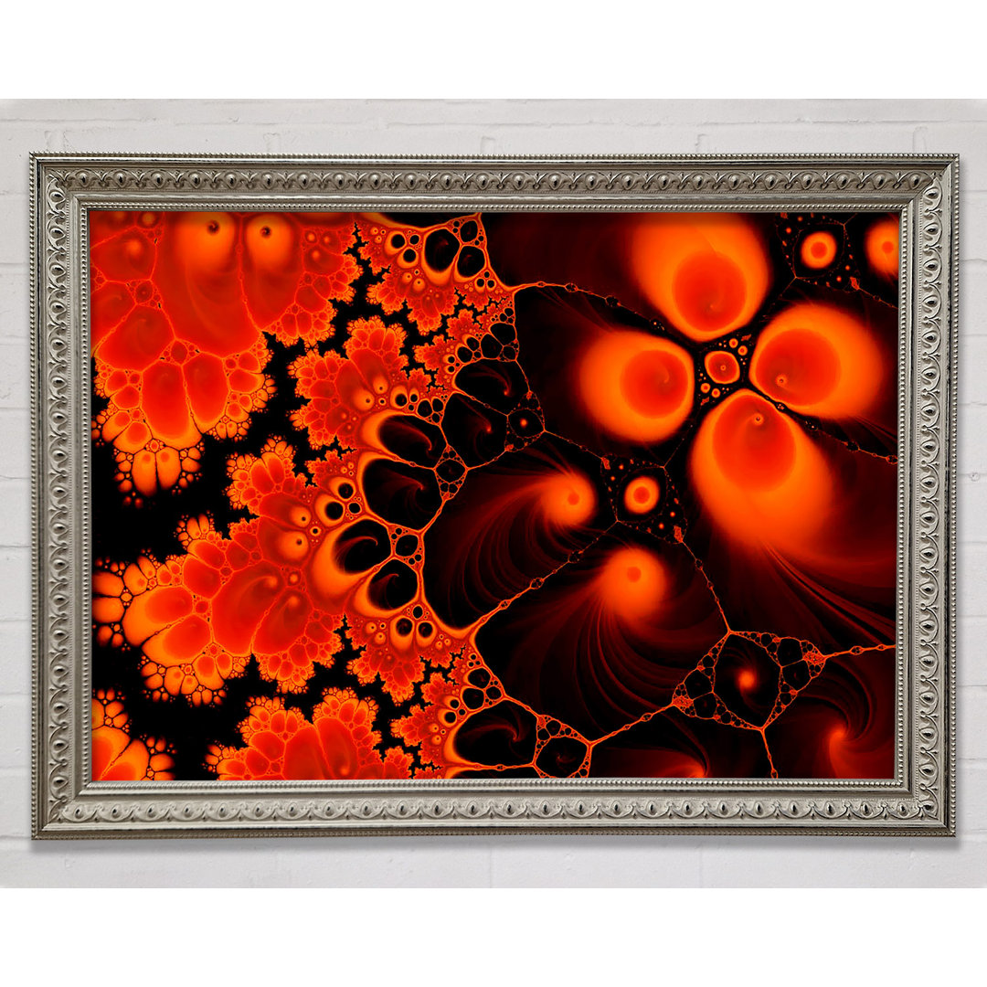 Hydrolysis Dream Red Orange - Einzelner Bilderrahmen Kunstdrucke