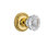 Rope Rosette with Crystal Door Knob