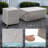 6-Seat Acacia Wood Outdoor Seating Set With Fire Pit Table And Propane Tank Holder-1523608243-1523608242