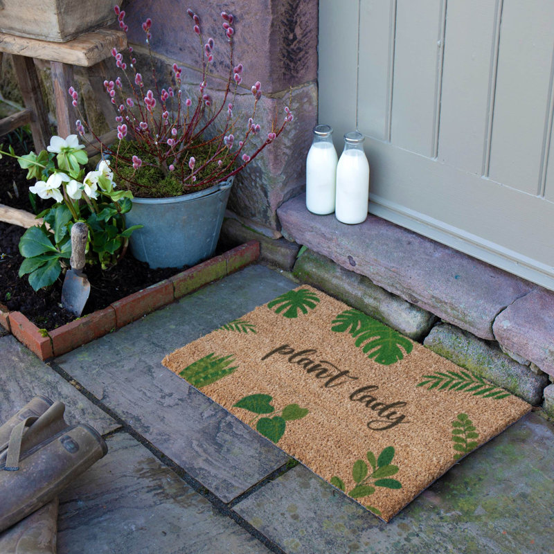Aon Non-Slip Floral Indoor Doormat, 40cm W x 60cm L