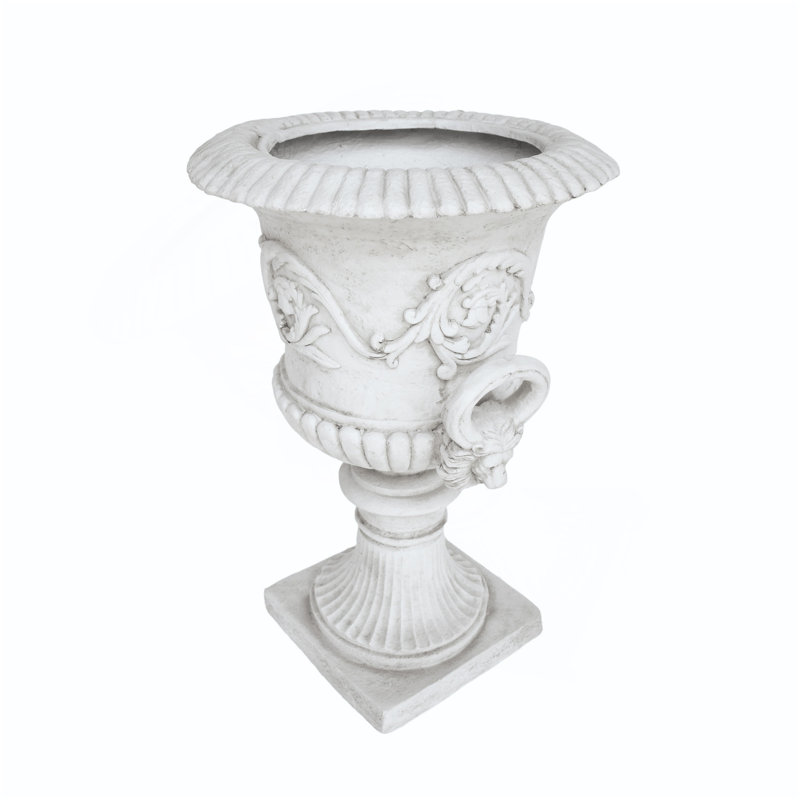 Garden Urn Planter, Antique White