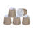 4'' H Burlap Empire Lamp Shade