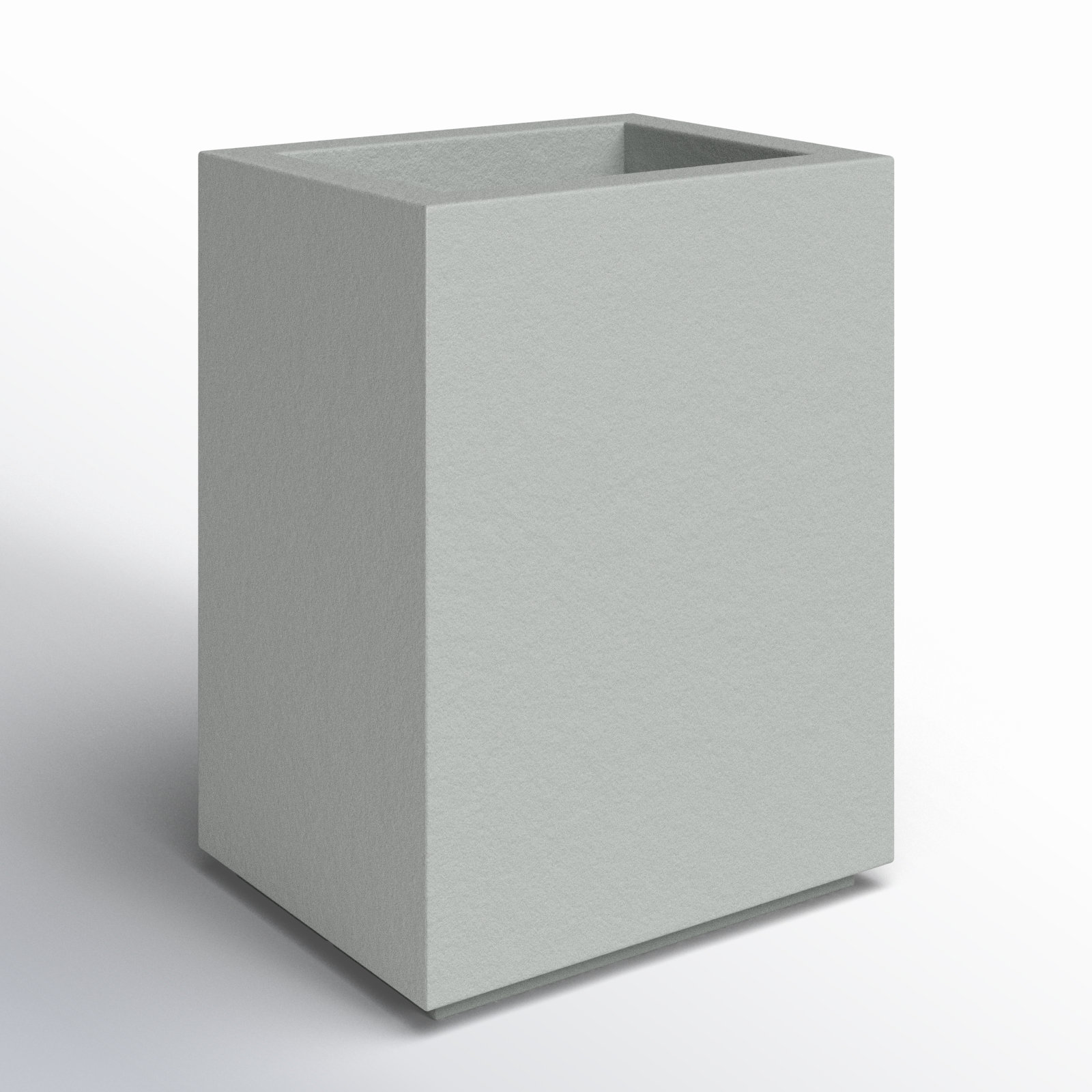  23" Planter Box, Concrete Gray