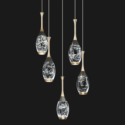 Luminaire suspendu en cristal Illona Mini