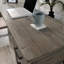 Bureau en L, finition brune