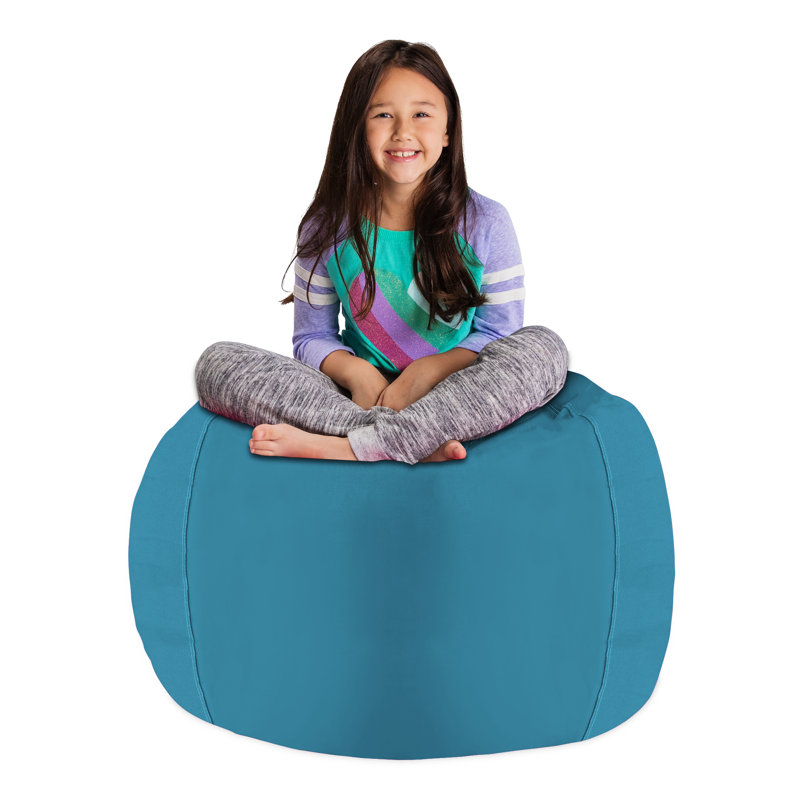Housse pour fauteuil à billes Kids, Grand - 38 po, Bleu sarcelle chiné