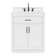 Tidworth 30'' Solid Wood Single Bathroom Vanity with 1.5'' Carrara Quartz Top, Rectangular Sink