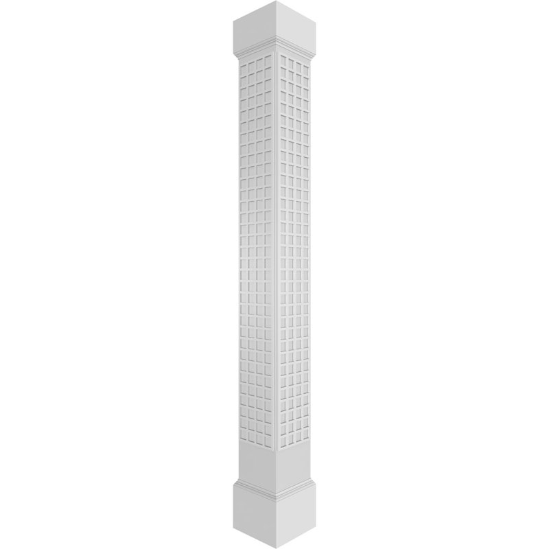 Colonne carrée Manchester Custerman, H 108 po x l 11,62 po x P 11,62 po
