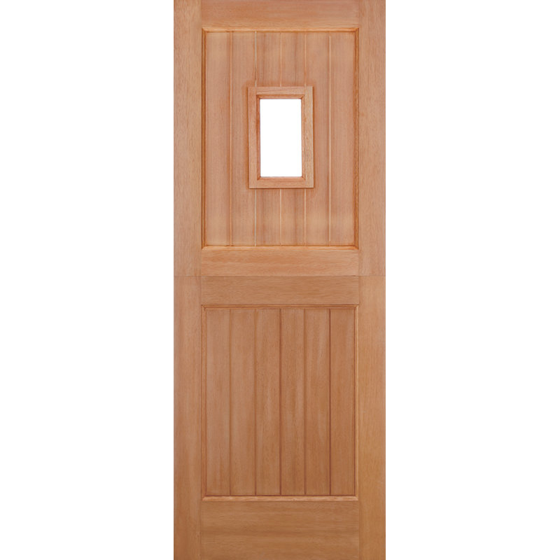 Barnburgh Unfinished Manufactured Wood Slab Back Doors, 2032mm H x 813mm W x 44mm D