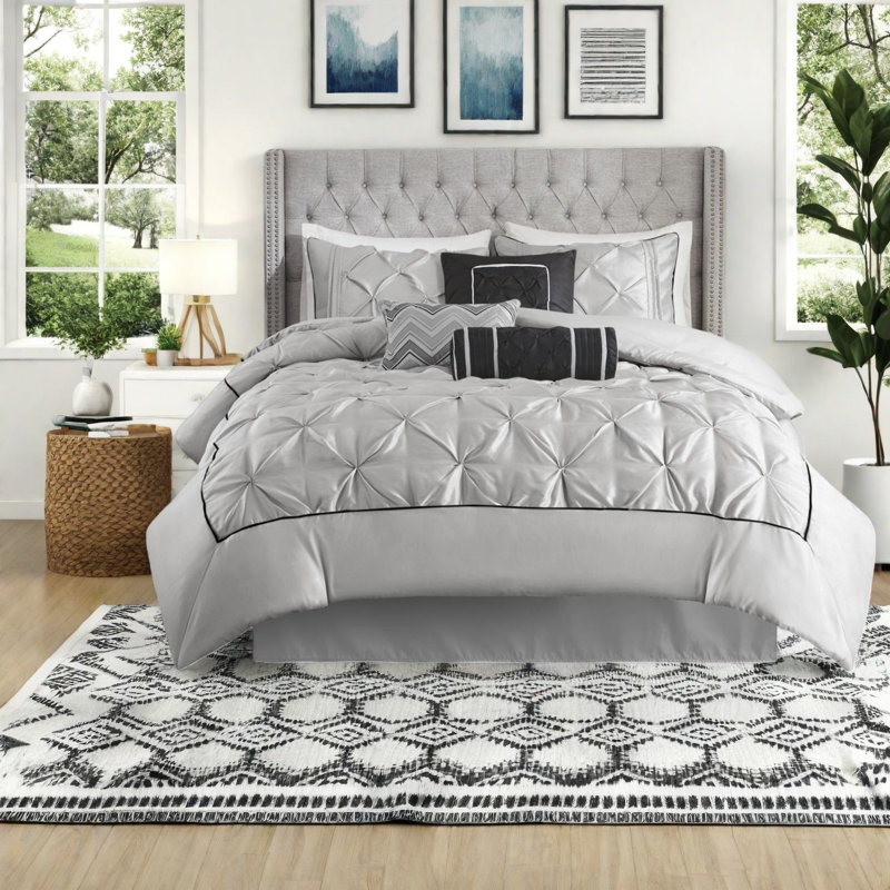 Ensemble de literie 7 pièces Elegant Gray