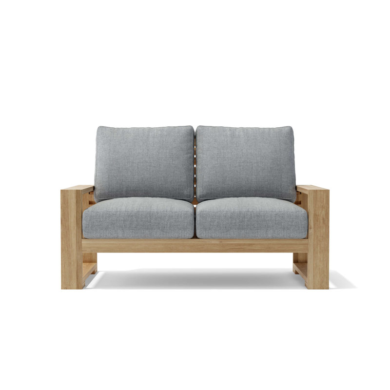 Capistrano Outdoor 2 - Seat Loveseat, Light Gray