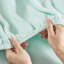 Ensemble de 3 draps pour lit simple TG - 100% molleton, doux et douillet, boulochage, draps lavables à la machine, plats et ajustés, 1 taie d'oreiller ultra position, drap,