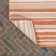 Breakwater Bay Clarisa Wavy Stripe Modern Orange/Cream Indoor/Outdoor ...