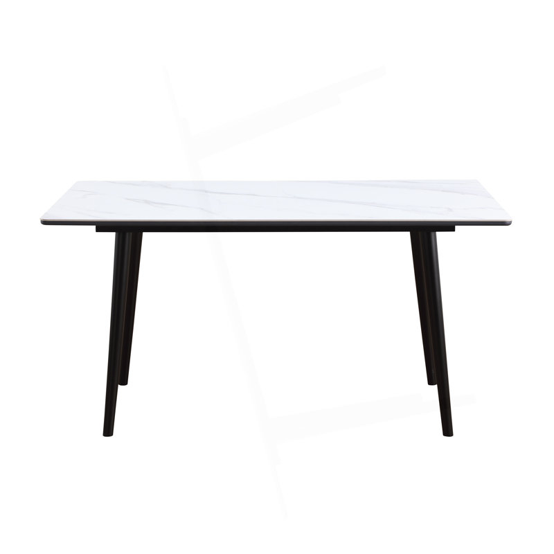 Table de salle à manger moderne et moderne 1Pc, Blanc