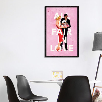 All Is Fair in Love 1 Piece Wall Art on Canvas