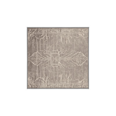 Tapis gris lavable à la machine