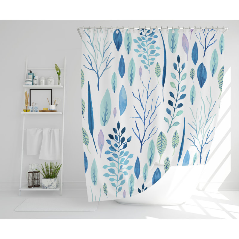 Jojo Polyester Shower Curtain, 168cm H x 168cm W