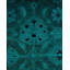 Tapis bleu noué à la main de conception unique Chimel