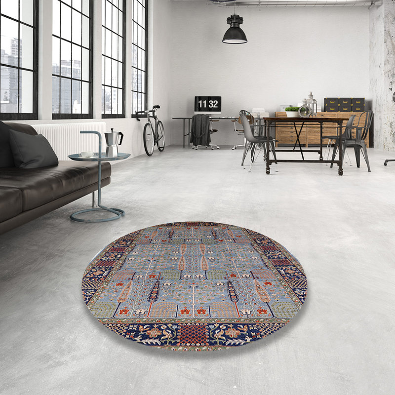Gilleasbuig Oriental Indoor Rug, Round 6'