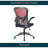 Chalfield Mid-Back Mesh Office Chair with Adjustable Height, Tilt, Swivel & Armrests – Ergonomic Computer Task Chair-995527667