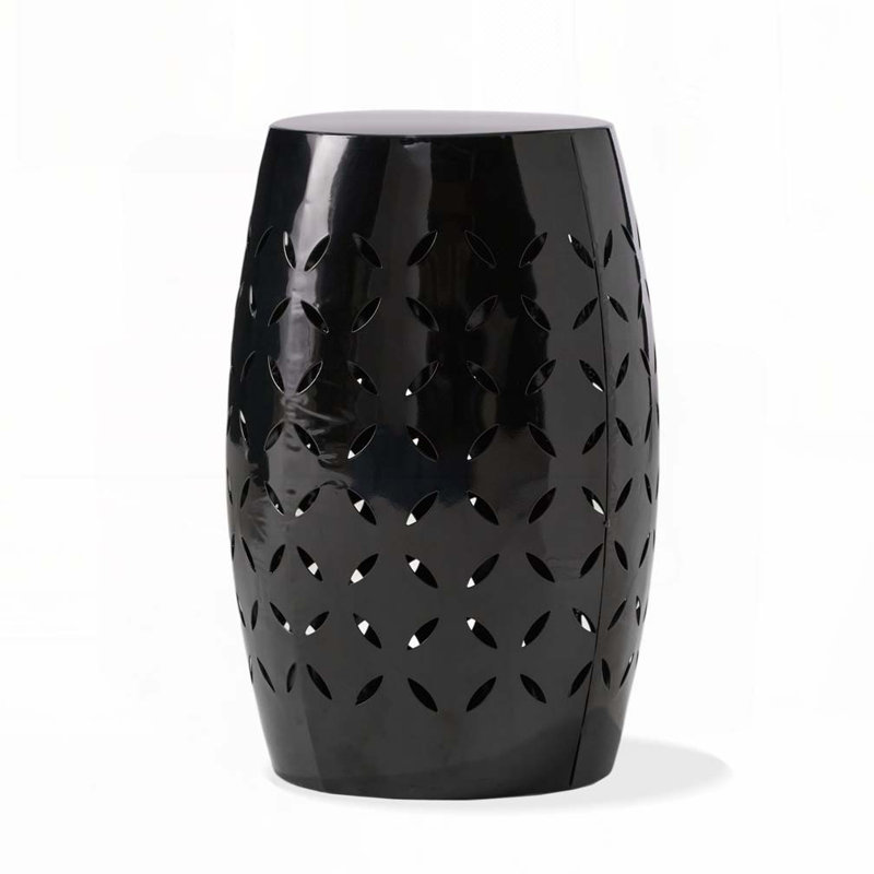 Outdoor Metal Patio Side Table,End Table, Black