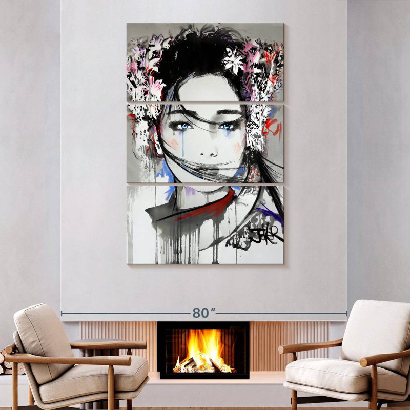 Leisha Yin, 74" H x 48" W