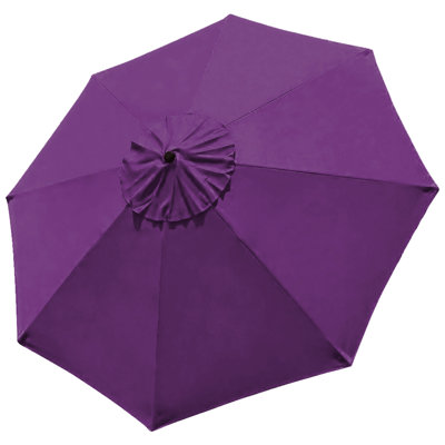Housse pour parasol de terrasse en tissu 8 pièces Caeleb