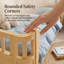 Lit plateforme pour enfant à profil bas avec rails de sécurité, cadre de lit pour tout-petit amovible, support à lattes en bois, naturel, simple-1626310188-1626310189