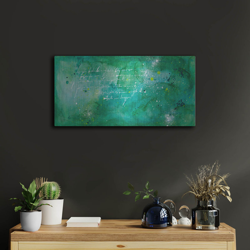 «April Nights» par Hanna Bruer, art mural en métal, H 12 po x l 24 po
