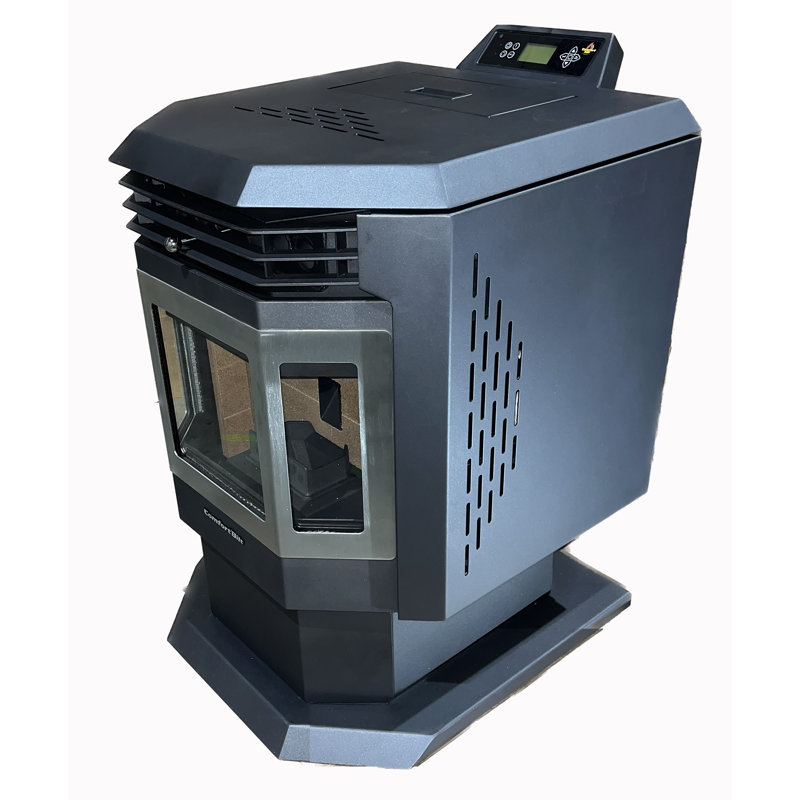 Poêle à granules HP21-Black-SS