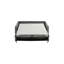 Canapé-lit en cuir grainé italien de 80 po avec matelas en mousse à mémoire de forme Mirabelle-117463965
