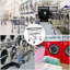Chariot à linge en fil métallique, panier à linge en fil métallique de 2,5 boisseaux avec roulettes, chariot à linge métallique commercial de 21 po x 27 po x 27,5 po, cadre en acier avec finition chromée, roulettes de 4 pouces, chariot à panier en métal pour la lessive