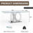 Glass Top Pedestal Dining Set