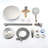 10" Wall Mounted Shower with High Pressure Rain Shower Head & 5-Function Handheld Shower Head-119136735