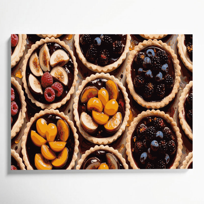 Art mural sur toile, Desserts, H 20 po x l 30 po