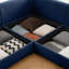 Khalil L-Shaped Chenille Sectional Sofa with Ottoman & Hidden Storage-1888716075-1895414044