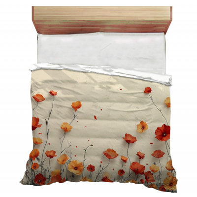 Plain Weave Muslin Microfiber / Polyester Comforter