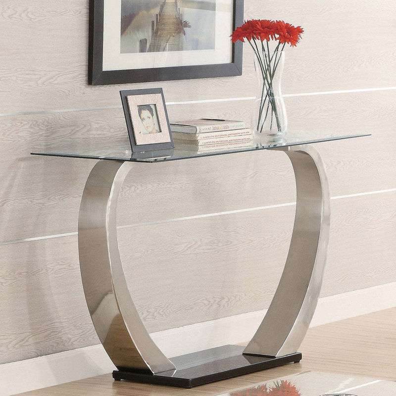 Console en verre