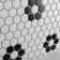 Value Series 1“ x 1" Porcelain Honeycomb Mosaic Wall & Floor Tile