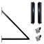 Steel Sliding Driveway Gate - 12 Ft With Pedestrian Gate - 5 Ft - ST. PETERSBURG Style-59339140