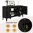 60" W Sideboard Cabinet With Adjustable Shelves And 4 Doors, Buffet Cabinet With Storage For Dinning Room, Kitchen And Living Room, Black