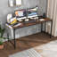 Bureau d'ordinateur 17 "moderne 17" avec station de charge avec sac de rangement et crochet pour casque 17 Stories