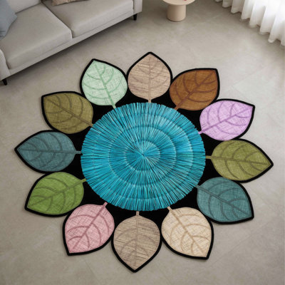 Tapis d'entrée de qualité supérieure, impression numérique 3D, 3,3 x 6,6 pi | 100% polyester, 650 g / m² | Antibactérien, antidérapant sous le dessous, hauteur des poils: 0,3 po | Lavable à la machine, parfait pour les endroits très passants, design élégant et durable