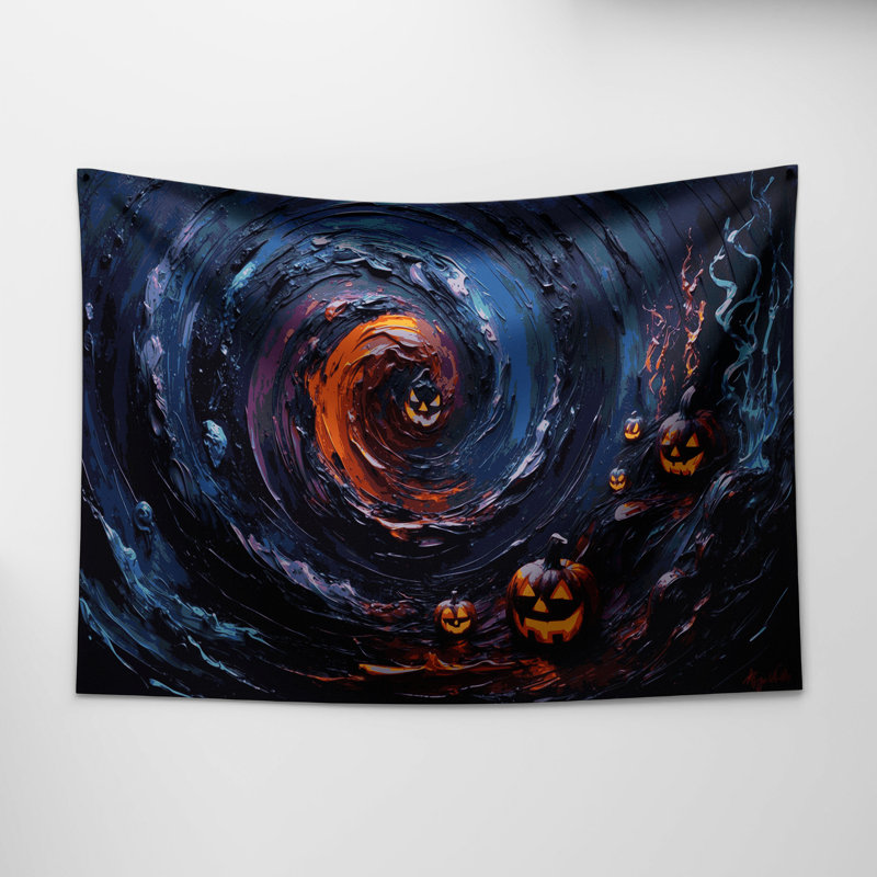 Tapisserie murale d'Halloween, 26 po x 36 po