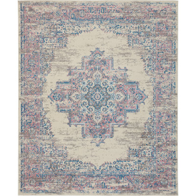 Tapis ivoire moderne Bo