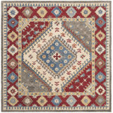 Antiquity Hand-Tufted Wool/Cotton Red/Ivory Area Rug