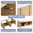 60 inch Wall-Mounted Double Bathroom Vanity With Resin Vanity Top