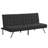 Bed In Black With Wood Frame And Stainless Leg For Extra Support 2 Seat Breathable Cushion-1841378194